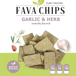 Fava Bean Garlic & Herb Chip