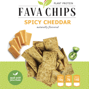 Fava Bean Spicy Cheddar Chip